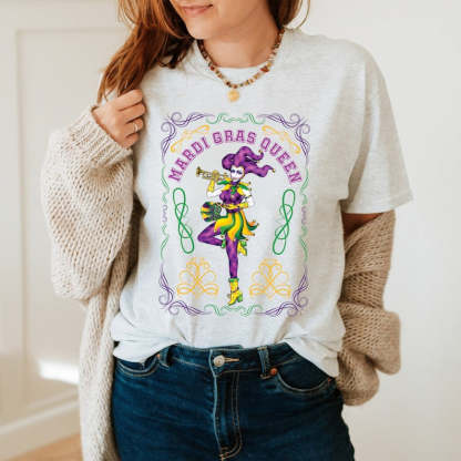 Mardi Gras Queen Shirt-carlalin