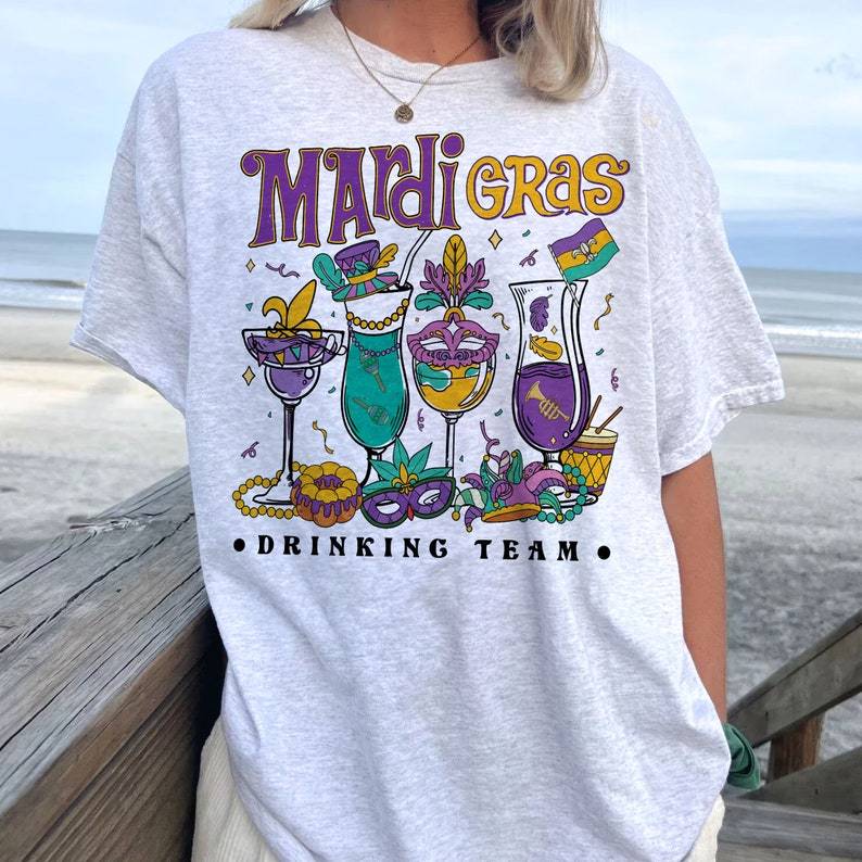 Mardi Gras Drinking Shirts-carlalin
