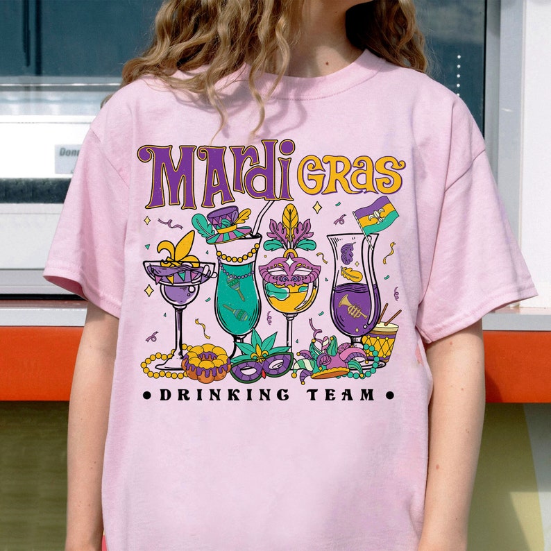 Mardi Gras Drinking Shirts-carlalin