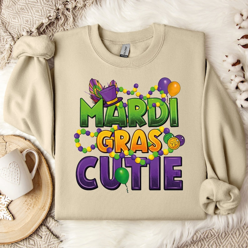 Mardi Gras Cutie Sweatshirt-carlalin