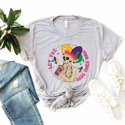 Mardi Gras Drinking Team shirt-carlalin