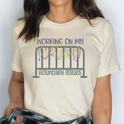 Barricade Boundary Issues T-shirt-carlalin