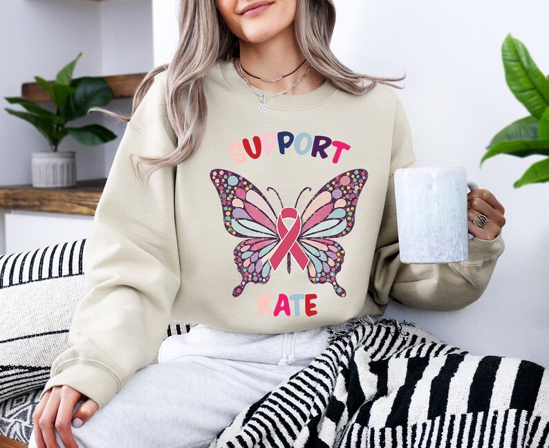 Support Kate Fight Cancer Sweatshirt