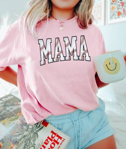 Cute Baseball Mama Shirt