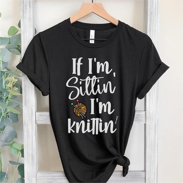 Grandma Knitting Shirt