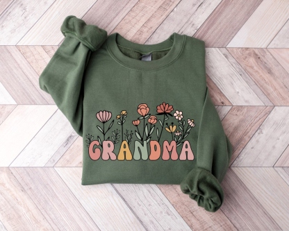 Floral Grandma Sweatshirt