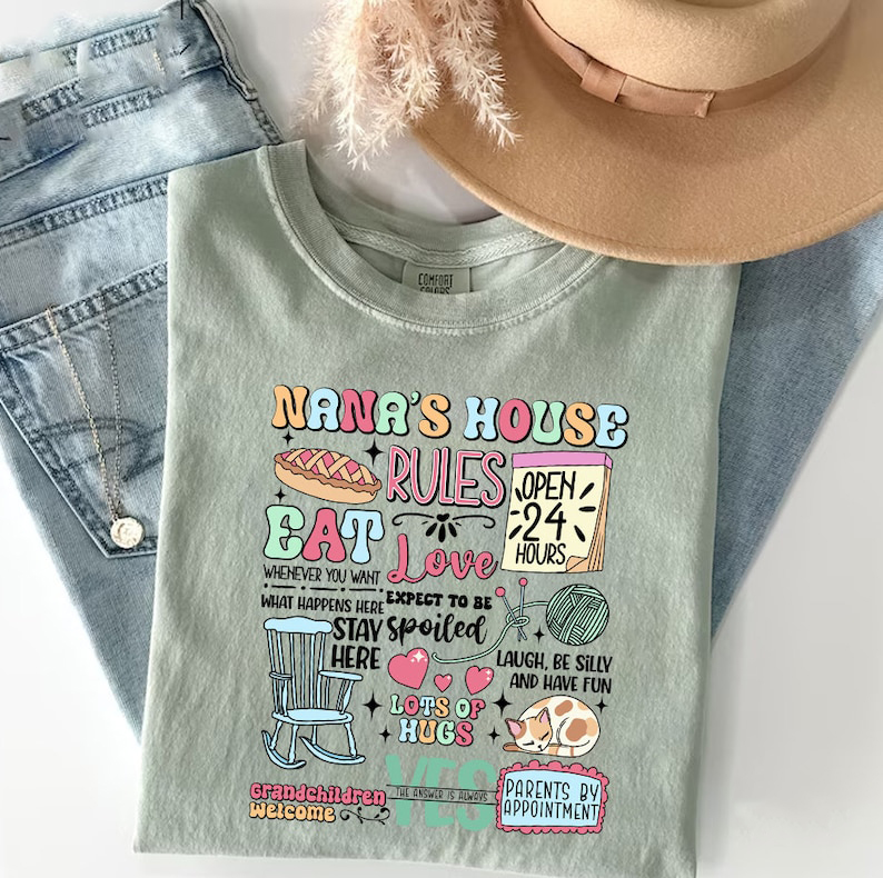 Nana's House Rules Shirt