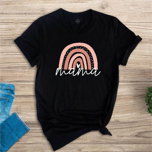 Boho Rainbow Mama Shirt