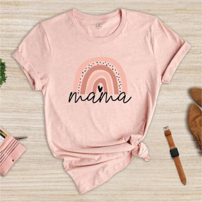 Boho Rainbow Mama Shirt