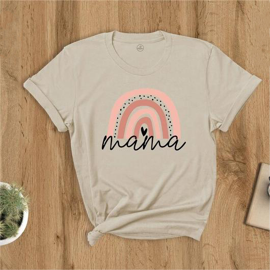 Boho Rainbow Mama Shirt