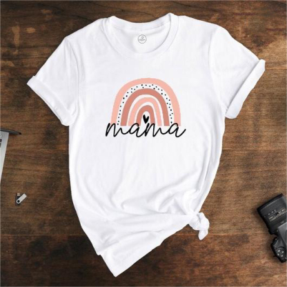 Boho Rainbow Mama Shirt