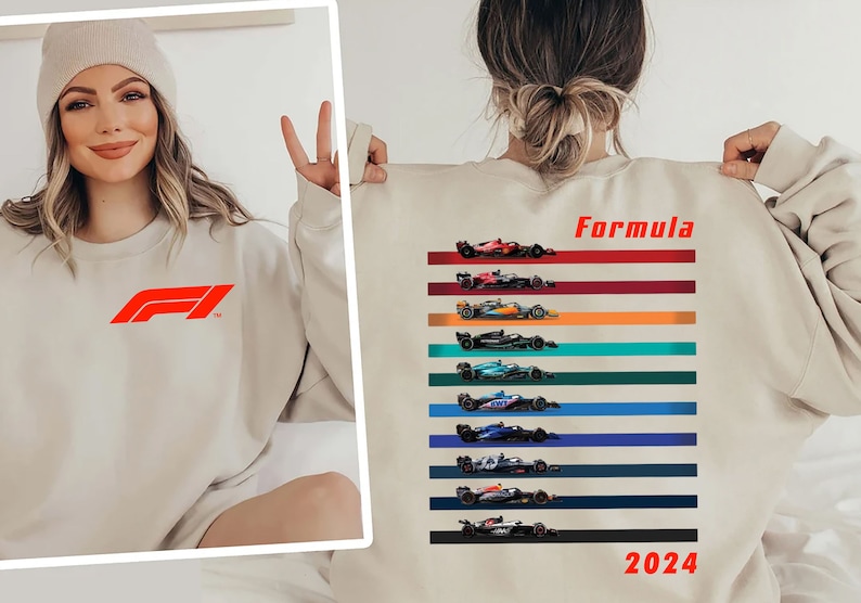 Racing Inspired Cars 2024 Sweatshirt