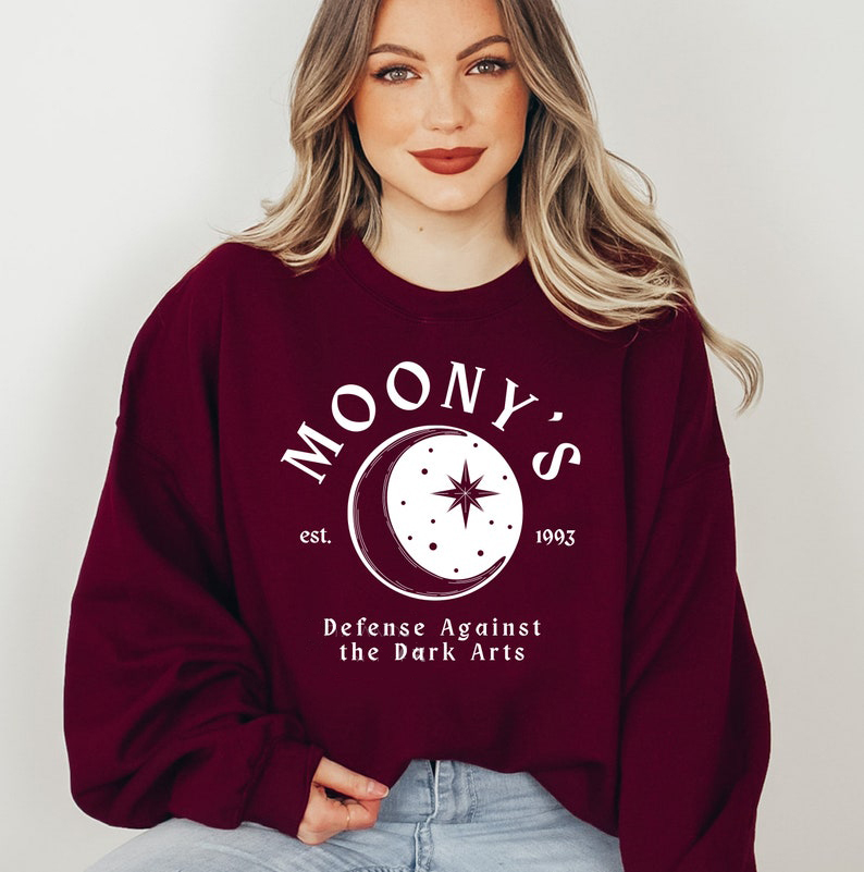 Moony's Defense Against the Dark Arts  Crewneck Sweatshirt-carlalin