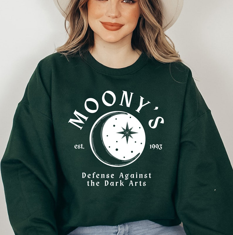 Moony's Defense Against the Dark Arts  Crewneck Sweatshirt-carlalin