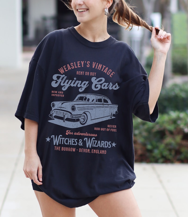 Weasley's Flying Car Bookish Shirt-carlalin