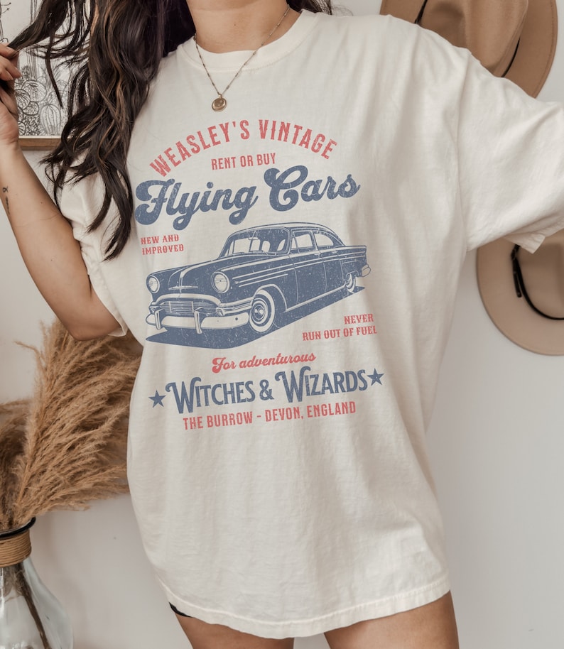 Weasley's Flying Car Bookish Shirt-carlalin