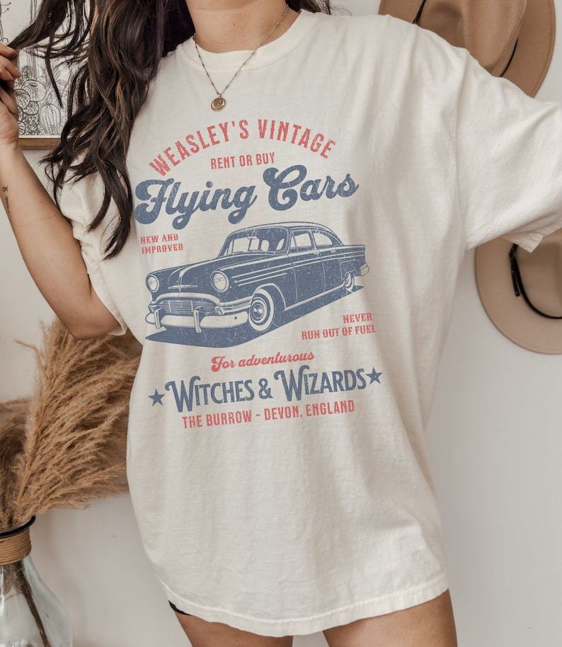 Weasley's Flying Car Bookish Shirt-carlalin