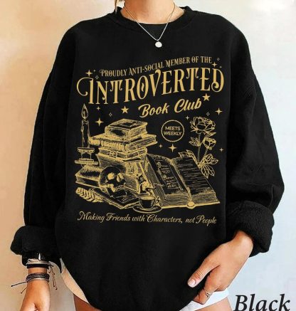 Introverted Book Club Sweatshirt-carlalin