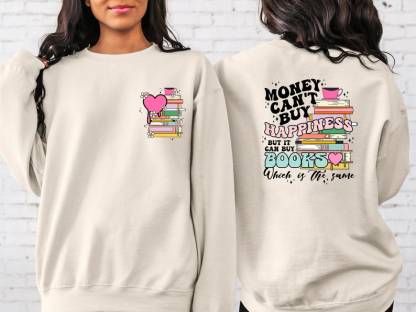 Money Cant Buy Happiness But Books Can Sweatshirt-carlalin