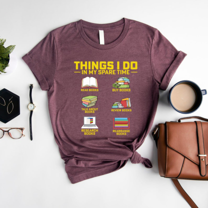 Funny Book Shirt-carlalin