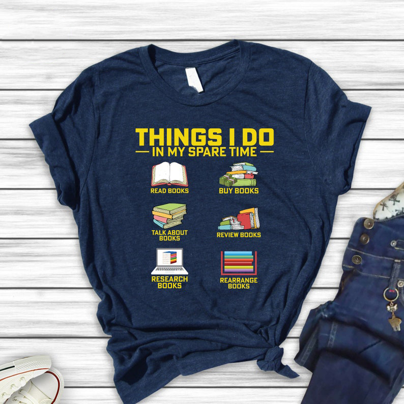 Funny Book Shirt-carlalin