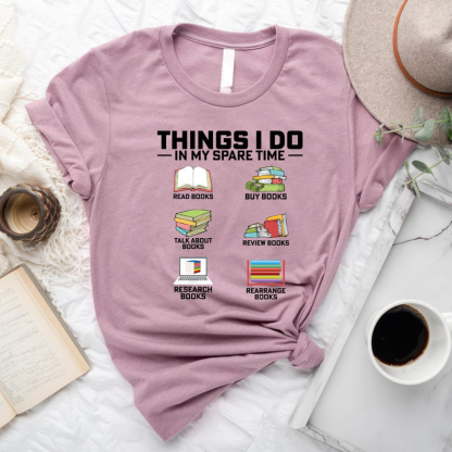 Funny Book Shirt-carlalin