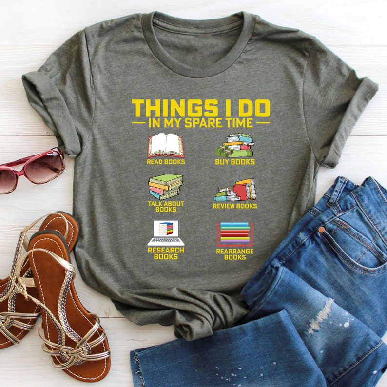 Funny Book Shirt-carlalin