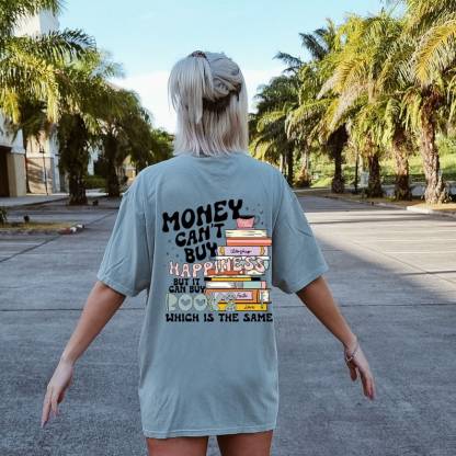 Book Lover 2-Side Printed Shirt-carlalin