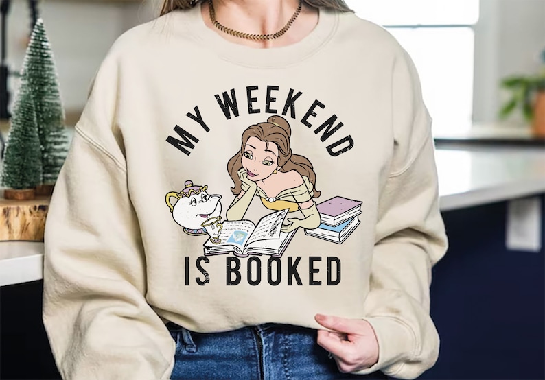 My Weekend Is Booked Sweatshirt-carlalin