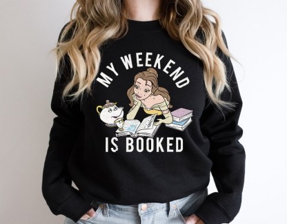 My Weekend Is Booked Sweatshirt-carlalin