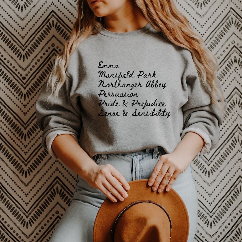 Jane Austen Sweatshirt-carlalin