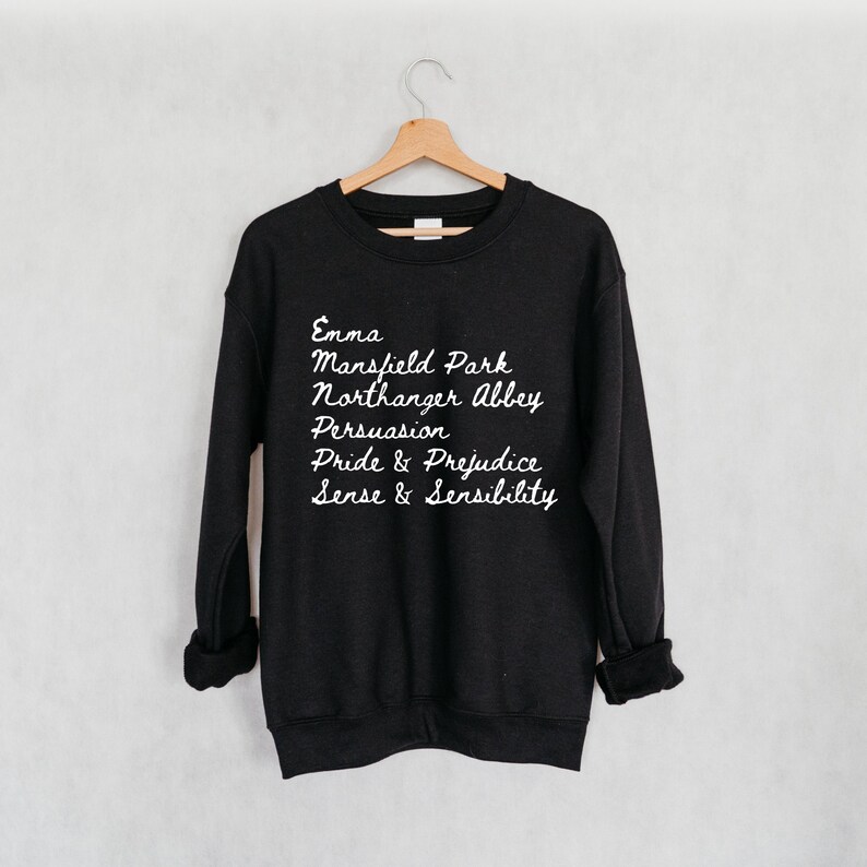 Jane Austen Sweatshirt-carlalin