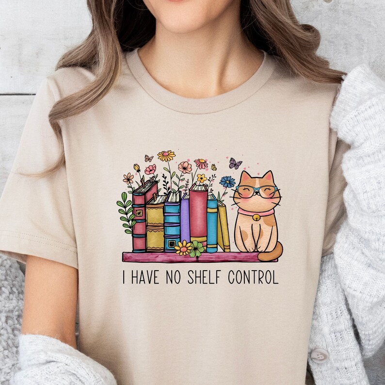 I Have No Shelf Control T-Shirt-carlalin
