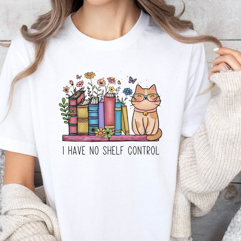 I Have No Shelf Control T-Shirt-carlalin