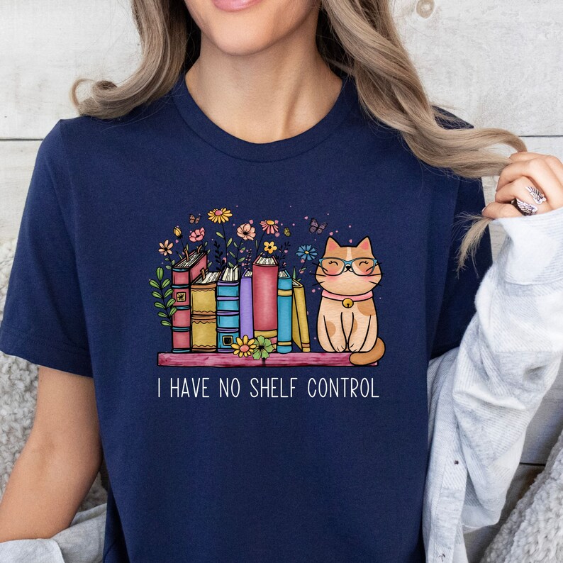 I Have No Shelf Control T-Shirt-carlalin