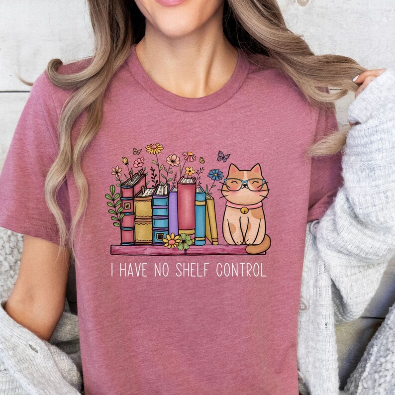 I Have No Shelf Control T-Shirt-carlalin