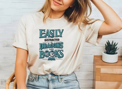 Fantasy Dragon T-Shirt-carlalin