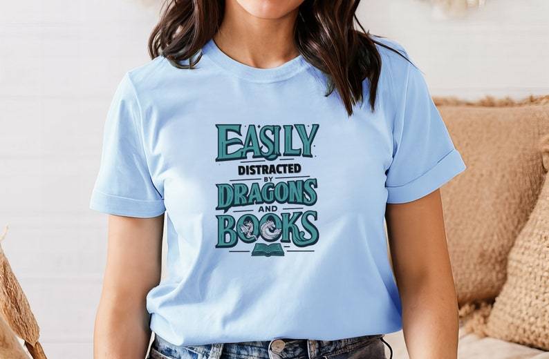 Fantasy Dragon T-Shirt-carlalin