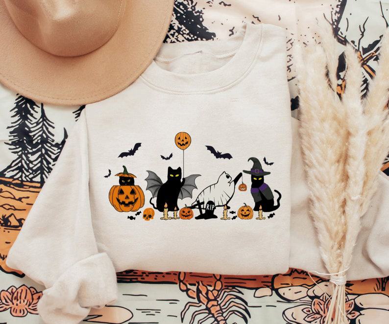 Cat Halloween Sweatshirt