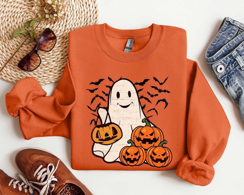 Ghost Halloween Sweatshirt
