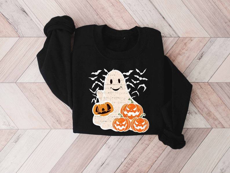 Ghost Halloween Sweatshirt