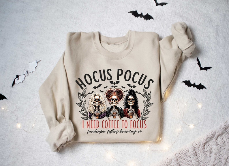 Hocus Pocus I Need Coffee To Focus Sweatshirt