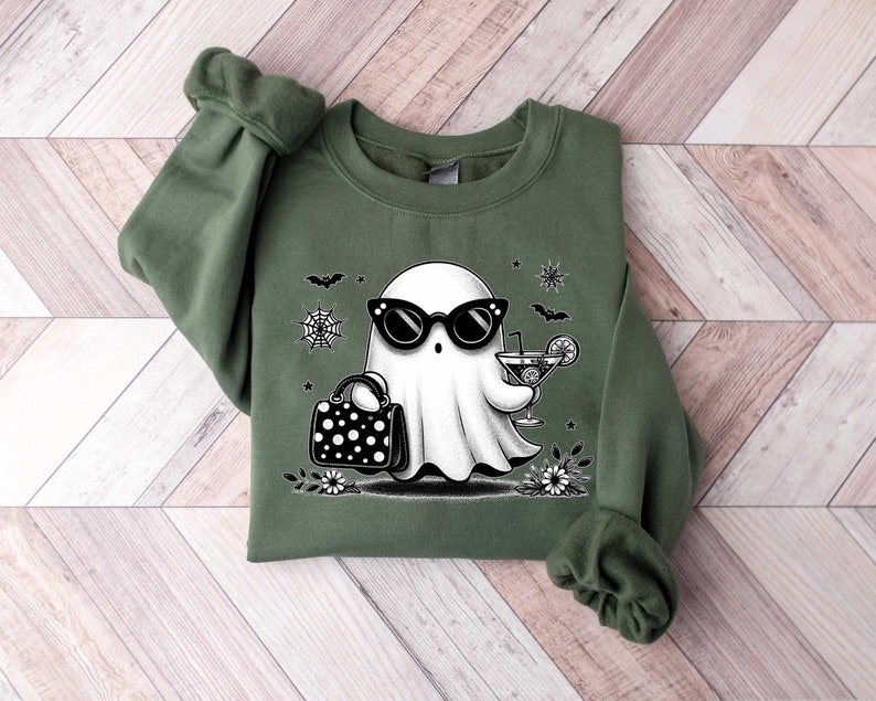 Cute Halloween Ghost Sweatshirt