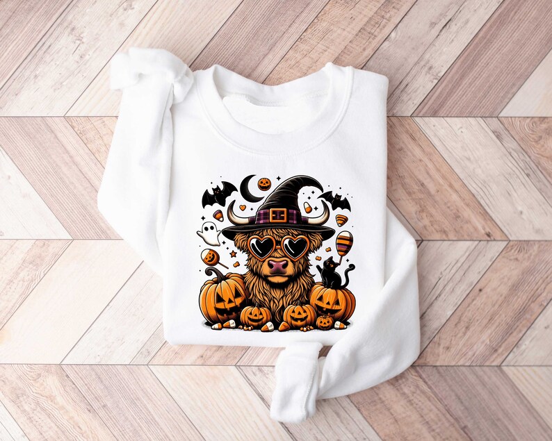 Halloween Cow Sweatshirt