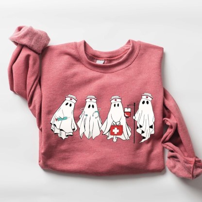 Halloween Spooky Nurse Sweatshirt