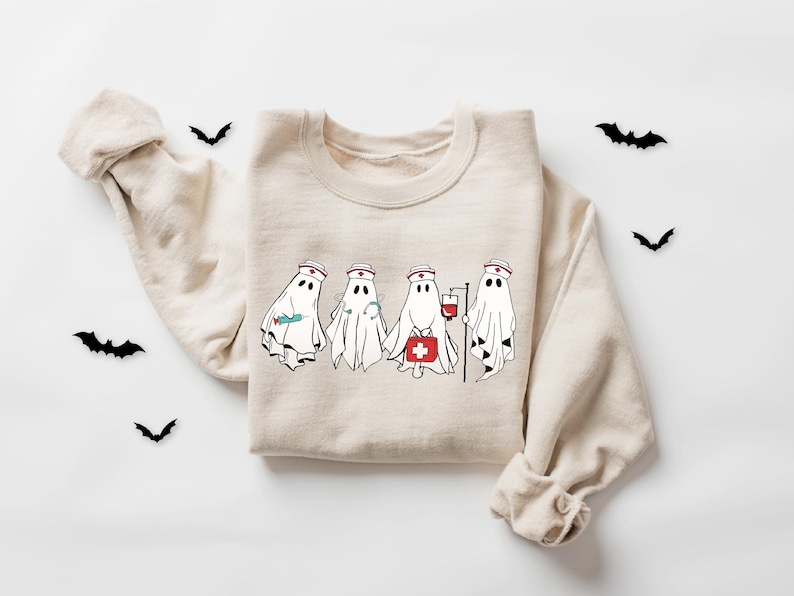 Halloween Spooky Nurse Sweatshirt
