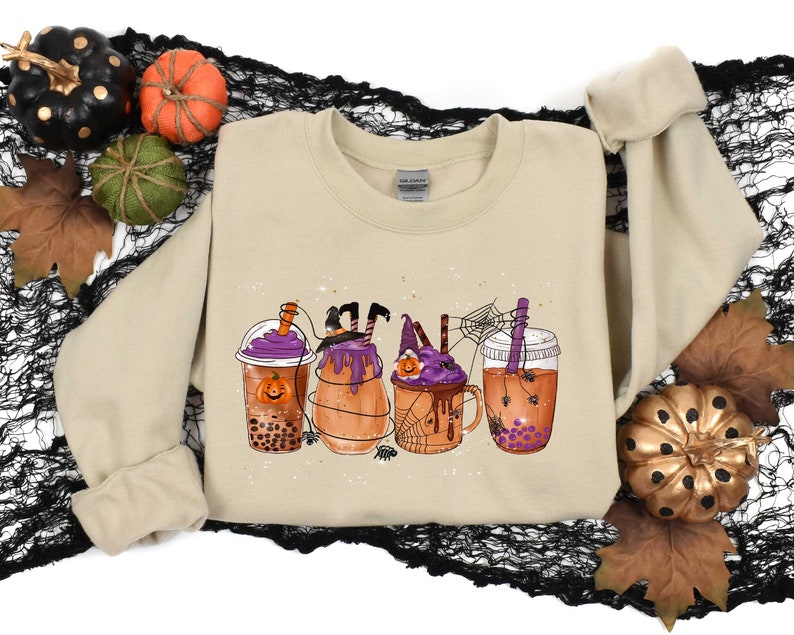 Skeleton Coffee Cups Sweatshirt