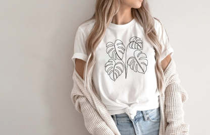 Monstera Plant T-shirt-carlalin