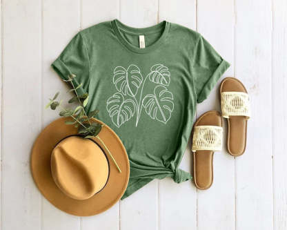 Monstera Plant T-shirt-carlalin