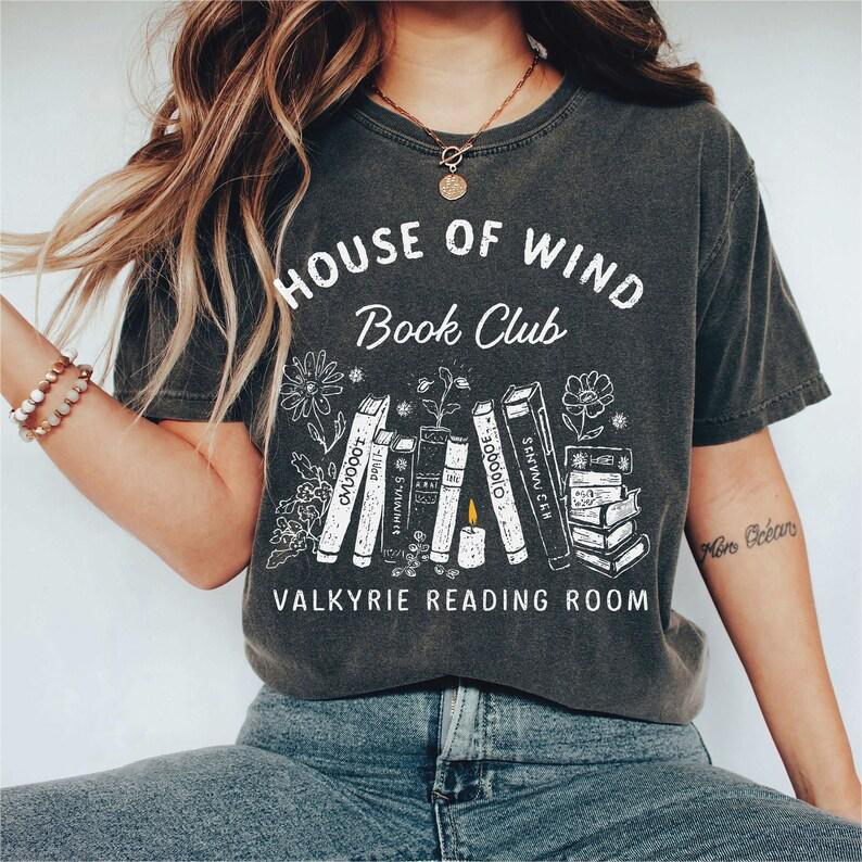 House Of Wind Book Slub T-Shirt-carlalin
